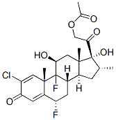 CAS#: 23961-22-0， 2-Chloro-6alpha,9-Difluoro-11beta,17,21-Trihydroxy-16alpha-Methylpregna-1,4-Diene-3,20-Dione 21-Acetate
