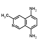 CAS 登录号：24011-37-8， 3-甲基-5,8-异喹啉二胺