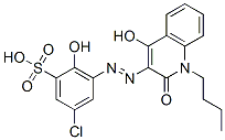 CAS#: 24014-78-6， 3-[(1-Butyl-1,2-Dihydro-4-Hydroxy-2-Oxo-3-Quinolyl)Azo]-5-Chloro-2-Hydroxybenzenesulphonic Acid