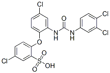 CAS#: 24019-05-4， 5-Chloro-2-[4-Chloro-2-[(3,4-Dichlorophenyl)Carbamoylamino]Phenoxy]Benzenesulfonic Acid