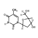 CAS#: 240407-53-8， 1-{2-[(5-<Sup>13</Sup>C)Deoxy]Pentofuranosyl}-5-Methyl-2,4(1H,3H)-Pyrimidinedione