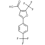 CAS#: 240408-99-5， 2-(Trifluoromethyl)-5-[4-(Trifluoromethyl)Phenyl]-3-Furoic Acid