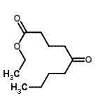 结构式 CAS# 24071-99-6, 乙基5-氧代壬酸酯