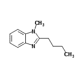CAS 登录号：24107-54-8， 2-丁基-1-甲基-1H-苯并咪唑