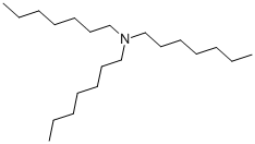 structure of CAS# 2411-36-1, N,N-Diheptyl-1-Heptanamine;Triheptylamine;91896_Fluka;1-Heptanamine, N,N-Diheptyl-
