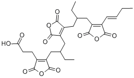 CAS#: 241131-42-0， 4-[2-[[4-[2-[[4-(1E)-1-Buten-1-Yl-2,5-Dihydro-2,5-Dioxo-3-Furanyl]Methyl]Butyl]-2,5-Dihydro-2,5-Dioxo-3-Furanyl]Methyl]Butyl]-2,5-Dihydro-2,5-Dioxo-3-Furanpropanoic Acid