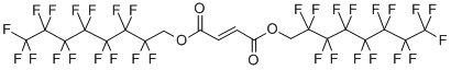 structure of CAS# 24120-18-1, (2E)-2-Butenedioic Acid Bis(2,2,3,3,4,4,5,5,6,6,7,7,8,8,8-Pentadecafluorooctyl) Ester;Bis(2,2,3,3,4,4,5,5,6,6,7,7,8,8,8-Pentadecafluorooctyl) (2E)-But-2-Ene-1,4-Dioate;Bis(1H,1H-Perfluorooctyl)Fumarate97%;BIS(1H,1H-PERFLUOROOCTYL)FUMARATE
