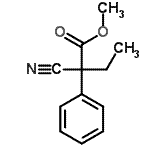 CAS#: 24131-07-5， Methyl 2-Cyano-2-Phenylbutanoate
