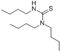 structure of CAS# 2422-88-0, N,N,N'-Tributyl-Thiourea;Nsc 13507;Tributyl-2-Thiourea