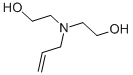 structure of CAS# 2424-05-7, 2-(2-Hydroxyethyl-Prop-2-Enylamino)Ethanol;2-(Allyl-(2-Hydroxyethyl)Amino)Ethanol;2-(2-Hydroxyethyl-Prop-2-Enyl-Amino)Ethanol;Oprea1_621367