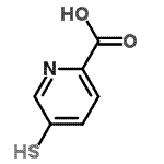 CAS#: 24242-22-6， 5-Sulfanyl-2-Pyridinecarboxylic Acid