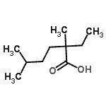 CAS#: 24353-79-5， 2-Ethyl-2,5-Dimethylhexanoic Acid