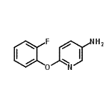 CAS#: 243644-24-8， 6-(2-Fluorophenoxy)-3-Pyridinamine