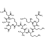 CAS#: 243843-42-7， L-Lysyl-D-Arginyl-D-Methionyl-D-Lysyl-D-Valyl-L-Alanyl-L-Lysyl-D-Asparaginyl-D-Alanyl-D-Glutamine