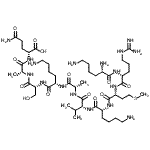 CAS#: 243843-43-8， L-Lysyl-D-Arginyl-D-Methionyl-D-Lysyl-D-Valyl-L-Alanyl-L-Lysyl-D-Seryl-D-Alanyl-D-Glutamine