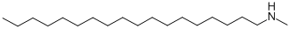structure of CAS# 2439-55-6, N-Methyloctadecan-1-Amine;Methyl-Stearyl-Amine;N-Methyl-N-Octadecylamine;N-Methyl-N-Stearylamine