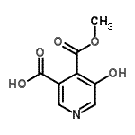 CAS#: 243980-03-2， 5-Hydroxy-4-(Methoxycarbonyl)Nicotinic Acid