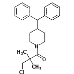 CAS#: 244006-50-6， 3-Chloro-1-[4-(Diphenylmethyl)-1-Piperidinyl]-2,2-Dimethyl-1-Propanone