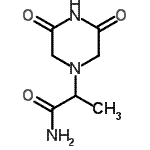 CAS#: 244161-14-6， 2-(3,5-Dioxo-1-Piperazinyl)Propanamide