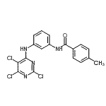 CAS#: 244278-38-4， 4-Methyl-N-{3-[(2,5,6-Trichloro-4-Pyrimidinyl)Amino]Phenyl}Benzamide