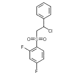 CAS#: 244278-68-0， 1-[(2-Chloro-2-Phenylethyl)Sulfonyl]-2,4-Difluorobenzene