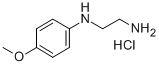 结构式 CAS# 24455-93-4, N1-(4-甲氧基苯基)-1,2-乙二胺