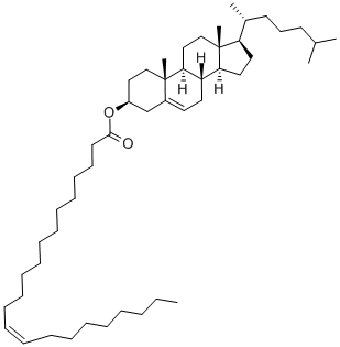 结构式 CAS# 24516-39-0, (3beta)-胆甾-5-烯-3-醇 3-(13Z)-13-二十二碳烯酸酯