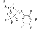 CAS 登录号：24520-19-2， 1-(五氟苯氧基)六氟异丙基三氟乙烯基醚