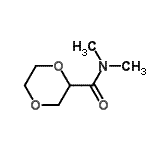 CAS#: 24532-40-9， N,N-Dimethyl-1,4-Dioxane-2-Carboxamide