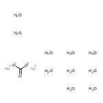 structure of CAS# 24551-51-7, Sodium Carbonate Hydrate (2:1:10);2/1/6132;2/1/6132 12:00:00 AM;Carbonic acid disodium salt decahydrate