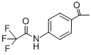 structure of CAS# 24568-13-6, 4'-Acetyl-2,2,2-trifluoroacetanilide;N-(4-Acetylphenyl)-2,2,2-Trifluoro-Acetamide;N-(4-Ethanoylphenyl)-2,2,2-Trifluoro-Ethanamide;Nsc 103788