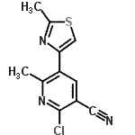 CAS#: 246020-85-9， 2-Chloro-6-Methyl-5-(2-Methyl-1,3-Thiazol-4-Yl)Nicotinonitrile