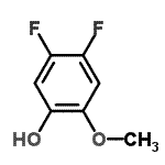 CAS#: 246029-17-4， 4,5-Difluoro-2-Methoxyphenol
