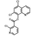 CAS#: 246147-23-9， 5,7-Dichloro-8-Quinolinyl 2-Chloronicotinate