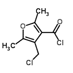 CAS#: 246178-78-9， 4-(Chloromethyl)-2,5-Dimethyl-3-Furoyl Chloride