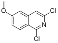 structure of CAS# 24623-39-0, 1,3-Dichloro-6-Methoxyisoquinoline;1,3-Dichloro-6-Methoxyisoquinoline 98%;1,3-Dichloro-6-Methoxyisoquinoline;3-Dichloro-6-Methoxyisoquinoline