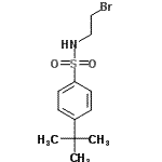CAS#: 246236-63-5， N-(2-Bromoethyl)-4-(2-Methyl-2-Propanyl)Benzenesulfonamide