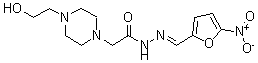 CAS#: 24632-59-5， N'-[(5-Nitrofuran-2-Yl)Methylene]-4-(2-Hydroxyethyl)-1-Piperazineacetic Acid Hydrazide