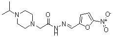CAS#: 24637-21-6， N'-[(5-Nitrofuran-2-Yl)Methylene]-4-Isopropyl-1-Piperazineacetic Acid Hydrazide
