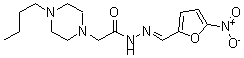 CAS#: 24637-22-7， N'-[(5-Nitrofuran-2-Yl)Methylene]-4-Butyl-1-Piperazineacetic Acid Hydrazide