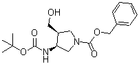 CAS#: 246510-69-0， Benzyl (3S,4S)-3-(Tert-Butoxycarbonylamino)-4-(Hydroxymethyl)Pyrrolidine-1-Carboxylate
