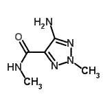 CAS#: 24660-62-6， 5-Amino-N,2-Dimethyl-2H-1,2,3-Triazole-4-Carboxamide