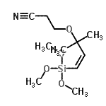 CAS#: 24820-56-2， 3-{[(3Z)-2-Methyl-4-(Trimethoxysilyl)-3-Buten-2-Yl]Oxy}Propanenitrile