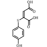 CAS#: 248595-09-7， (2E)-2-[(4-Hydroxyphenyl)Sulfanyl]-2-Butenedioic Acid