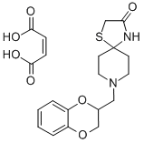 CAS#: 24868-62-0， 8-(1,4-Benzodioxan-2-Ylmethyl)-1-Thia-4,8-Diazaspiro(4.5)Decan-3-One (Z)-2-Butenedioate (1:1)