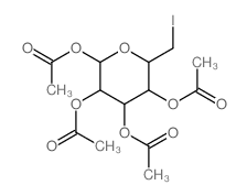 CAS#: 24871-54-3， 6-Deoxy-6-Iodo-alpha-D-Glucopyranose 1,2,3,4-Tetraacetate