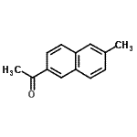 结构式 CAS# 24875-94-3, 1-(6-甲基-2-萘基)乙酮
