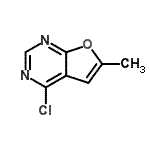 CAS#: 24889-21-2， 4-Chloro-6-Methylfuro[2,3-d]Pyrimidine