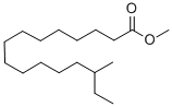 structure of CAS# 2490-49-5, 14-Methyl-Hexadecanoicacid Methyl Ester;14-Methylheptadecanoic Acid Methyl Ester;Heptadecanoic Acid, 14-Methyl-, Methyl Ester;Heptadecanoic Acid, 14-Methyl-, Methyl Ester, (.+-.)-