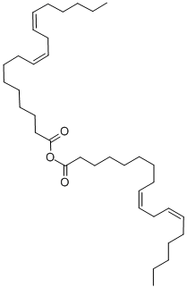 structure of CAS# 24909-68-0, (9Z,12Z)-9,12-Octadecadienoicacid 1,1'-Anhydride;(9Z,12Z)-Octadeca-9,12-Dienoic Acid [(9Z,12Z)-1-Oxooctadeca-9,12-Dienyl] Ester;(9Z,12Z)-Octadeca-9,12-Dienoic Acid [(9Z,12Z)-Octadeca-9,12-Dienoyl] Ester;9,12-Octadecadienoic Acid (9Z,12Z)-, Anhydride